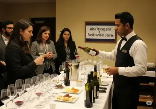 Curso de camarero, cata de vino y manipulador de alimentos